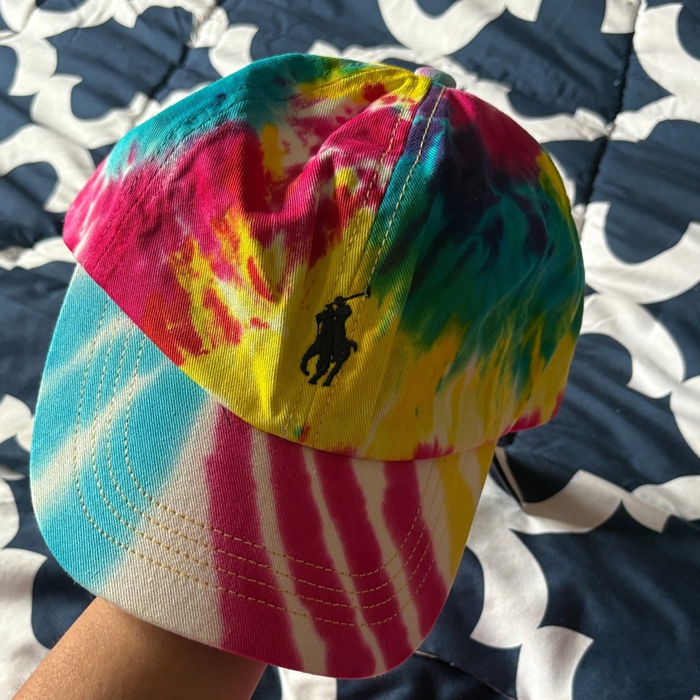 Ralph Lauren Multicolor Tie-Dye Hat
